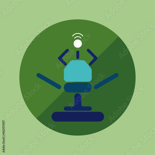 Weapon Laser Flat Icon