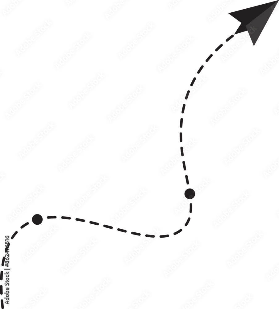 Dash Line Arrow Dash Line Arrow