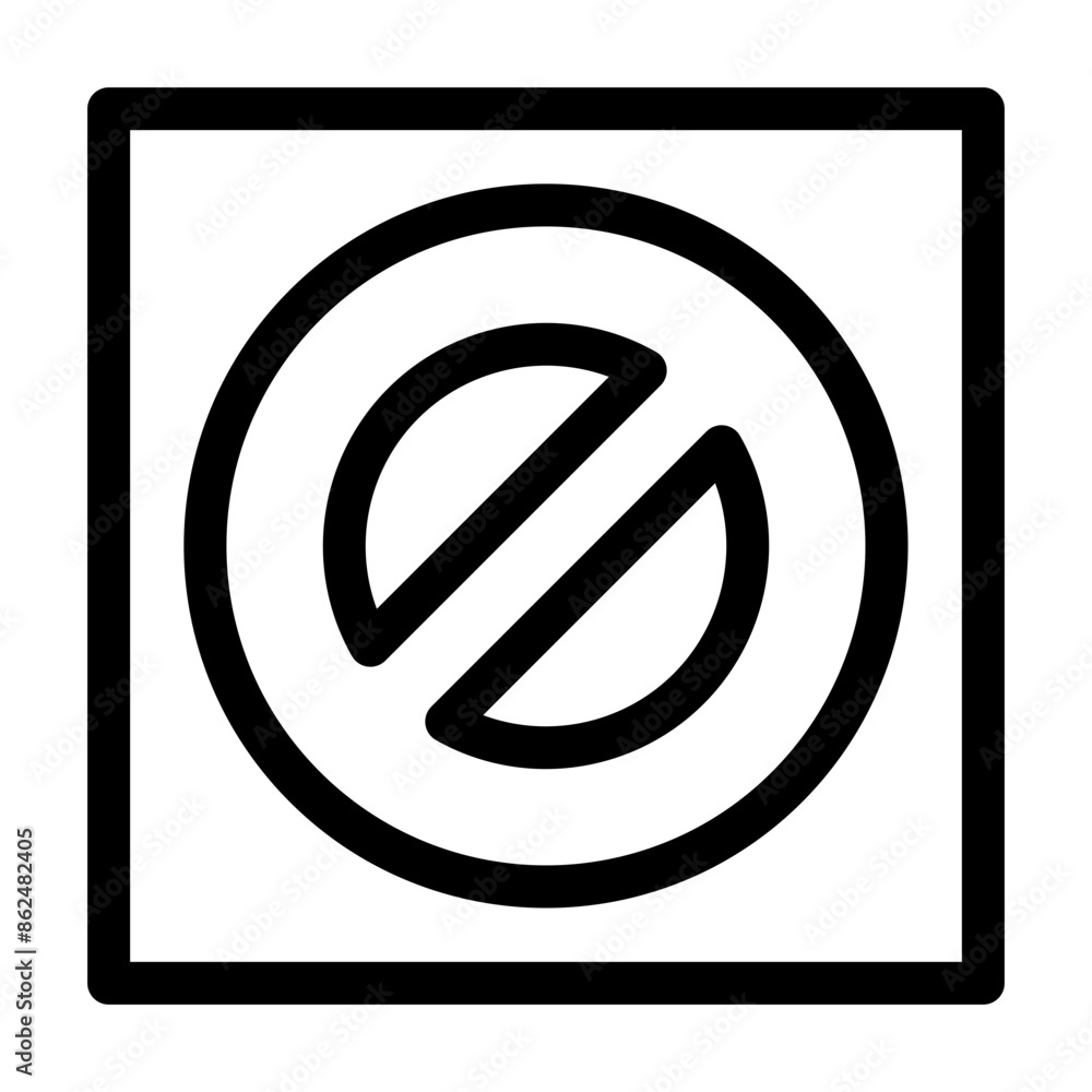 Ban, banned, block, disabled, banner Icon Ban, banned, block, disabled, banner Icon