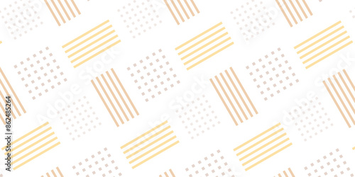 レトロなイメージの幾何学模様の背景