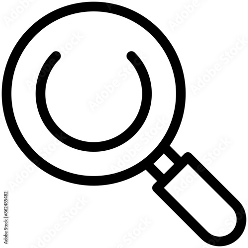 lense, search, tool, scan, magnifying Icon