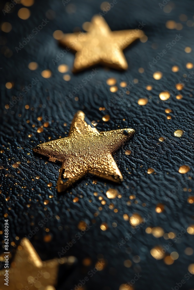 Closeup of fivestar rating on a digital platform, Customer feedback, Service excellence Closeup of fivestar rating on a digital platform, Customer feedback, Service excellence
