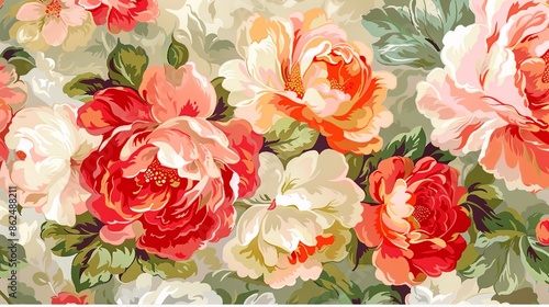 floral wallpaper background 