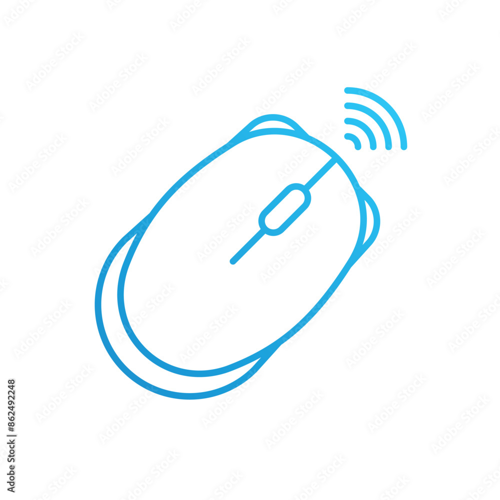Wireless Mouse vector icon Wireless Mouse vector icon