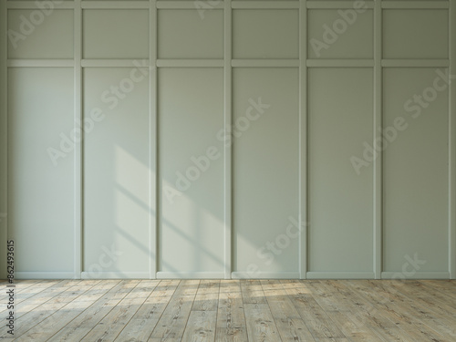 Interior mockup. Empty room...