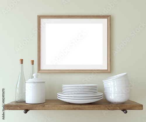 Frame mockup. Farmhouse kit...