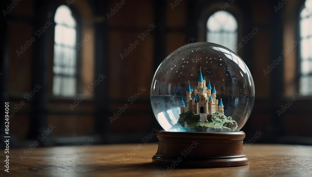 A scene of a prophetic crystal ball unveiling the fate of a kingdom ai_generated A scene of a prophetic crystal ball unveiling the fate of a kingdom ai_generated