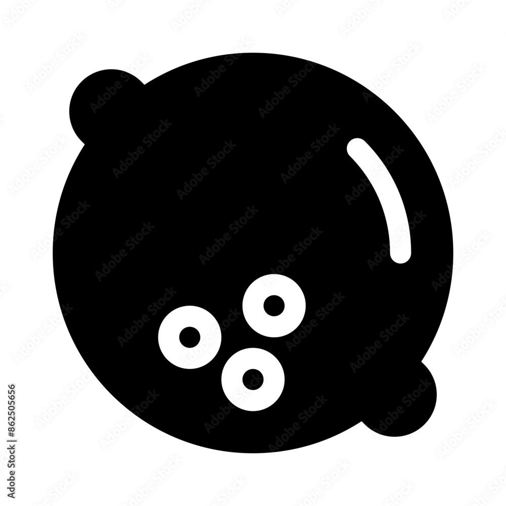 Fototapeta premium lemon glyph icon