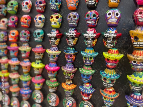 Crâne Fête des Morts Mexique