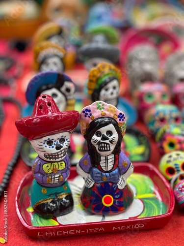 Crâne Fête des Morts Mexique