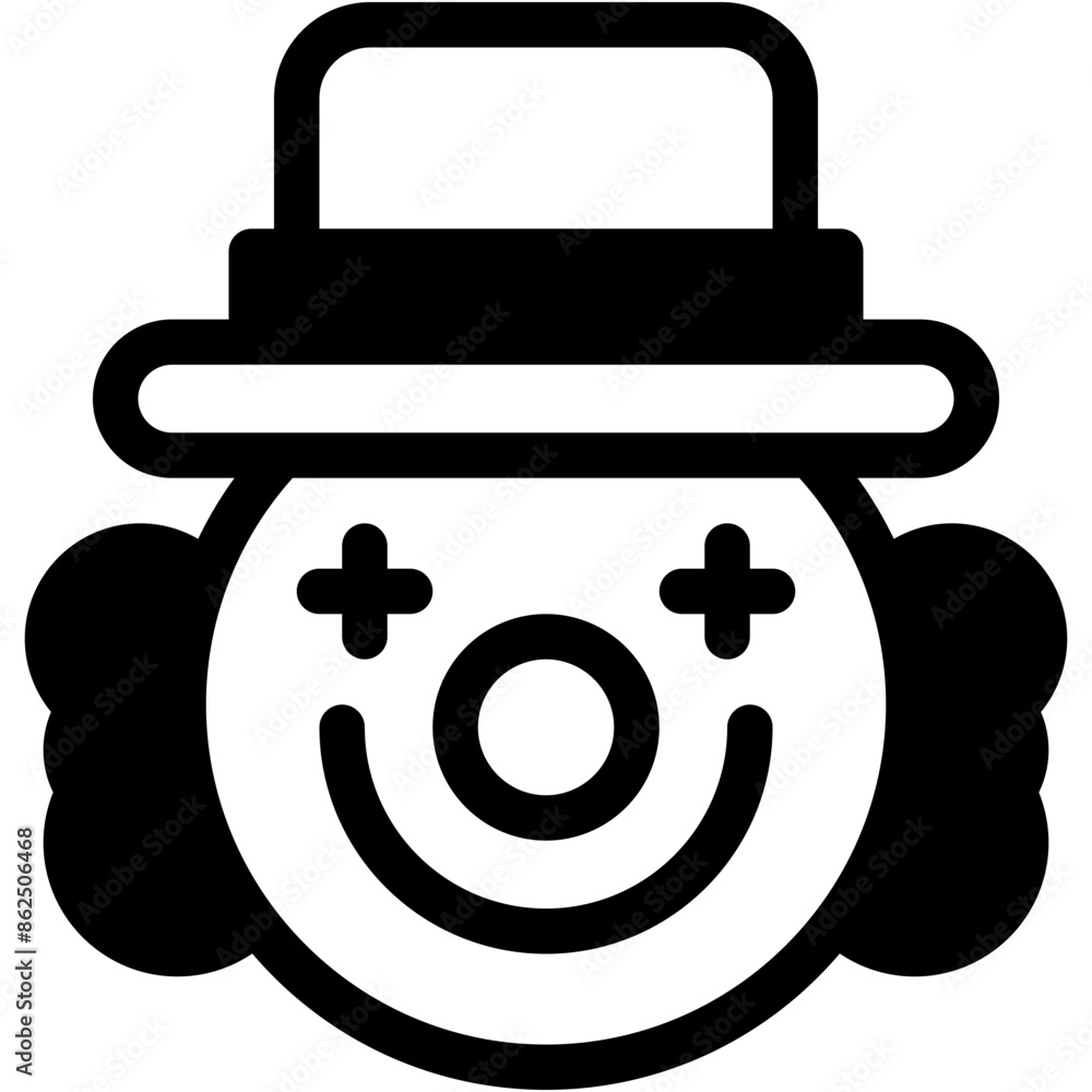 joker, jester, clown, circus, carnival Icon joker, jester, clown, circus, carnival Icon