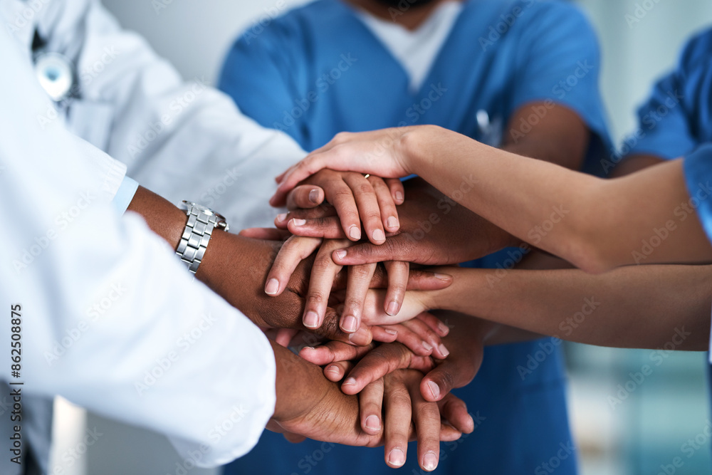 Hands, diversity and teamwork for medical, staff and healthcare with nurse and doctors. Colleagues, collaboration and clinic for surgeon, medicine and partnership for help and unity in medicare Hands, diversity and teamwork for medical, staff and healthcare with nurse and doctors. Colleagues, collaboration and clinic for surgeon, medicine and partnership for help and unity in medicare