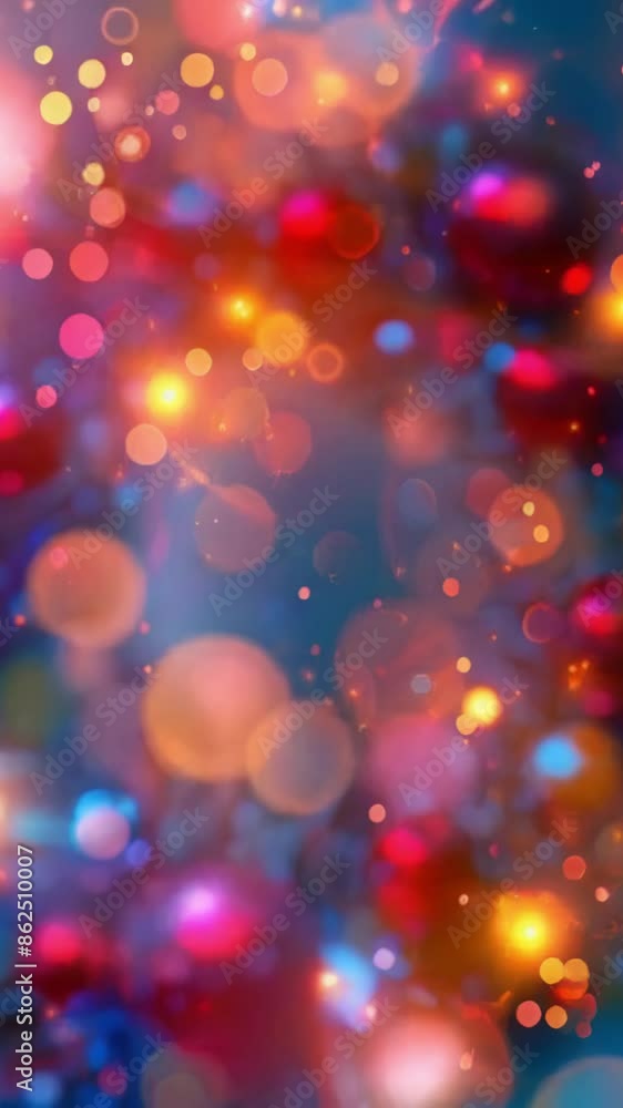 Festive New Year's video background with bokeh Festive New Year's video background with bokeh