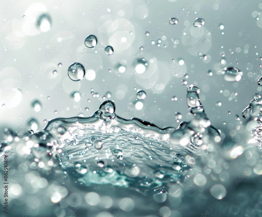 Mesmerizing Water Droplets Falling in Perfect Harmony Mesmerizing Water Droplets Falling in Perfect Harmony