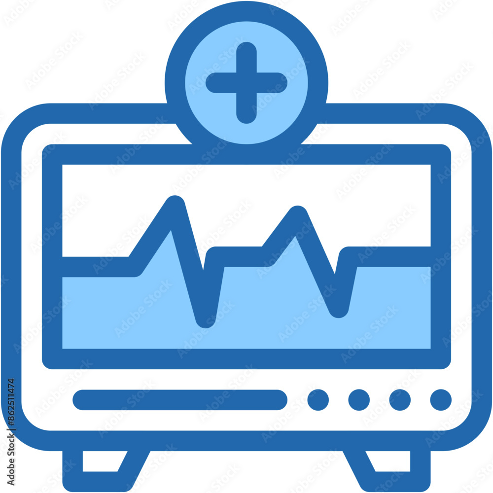 Cardiogram, electrocardiogram, monitor, electronic, medical Icon Cardiogram, electrocardiogram, monitor, electronic, medical Icon