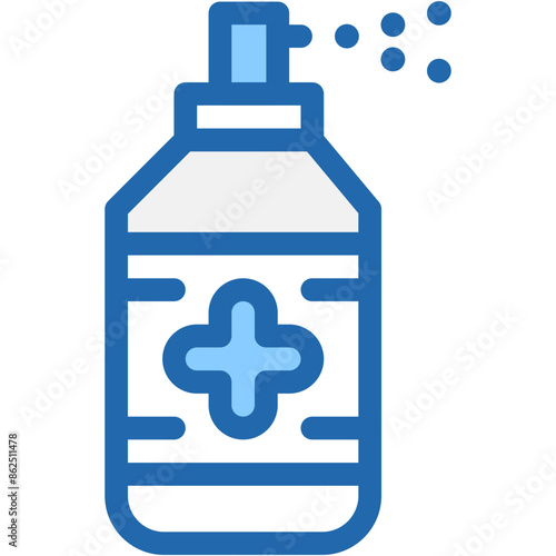 sanitizer, hand wash, spray, alcohol gel, hand sanitizer Icon
