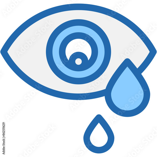 eye, eye infection, virus transmission, allergy, conjuctiivities Icon