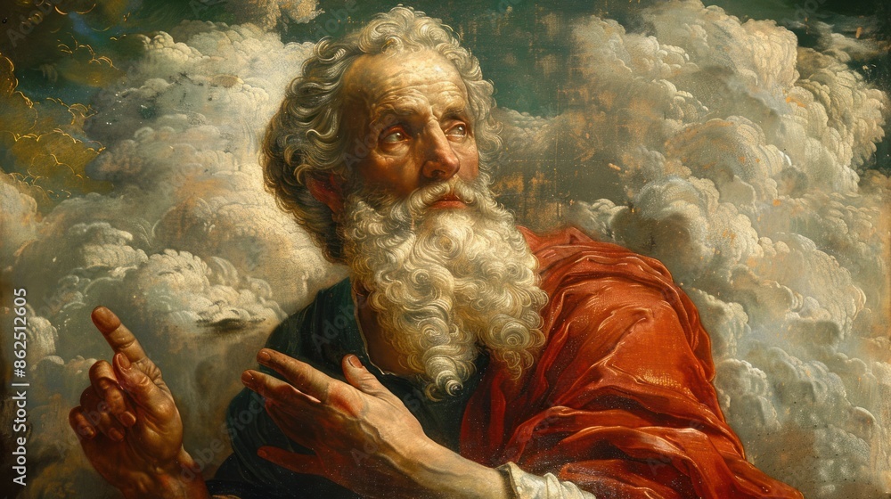 Divine portrayal: image of god capturing essence of divinity and ...