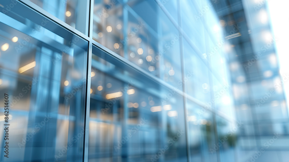 Modern architectural glass facade Modern architectural glass facade