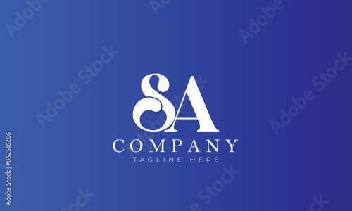 SA logo, Branding logo, Gaming logo, Clothing logo, SA letter logo photo