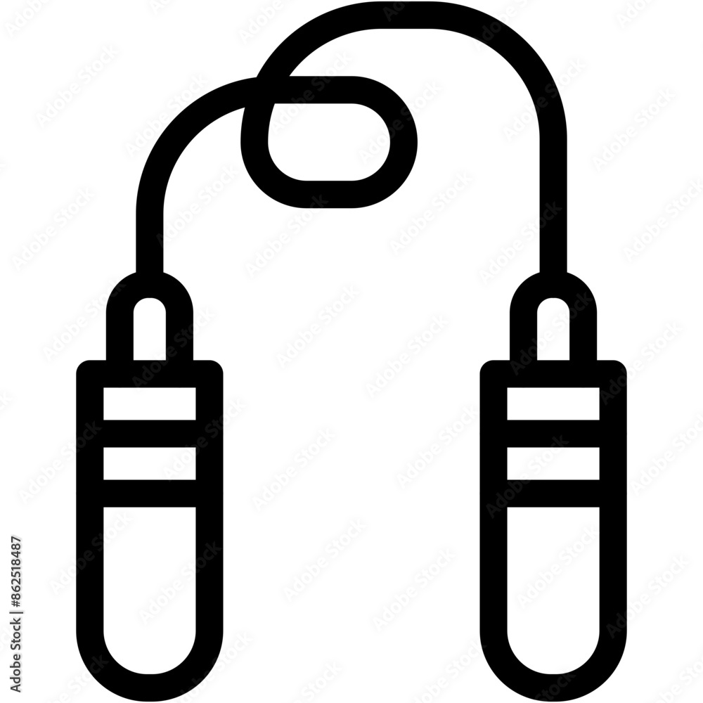 rope, jumping rope, skipping rope, fitness, sports Icon rope, jumping rope, skipping rope, fitness, sports Icon