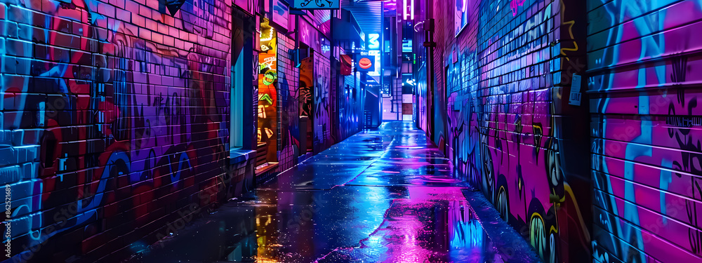Neon Alleyway