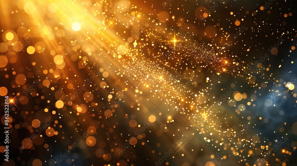 Fototapeta premium Sparkling and shining flash background