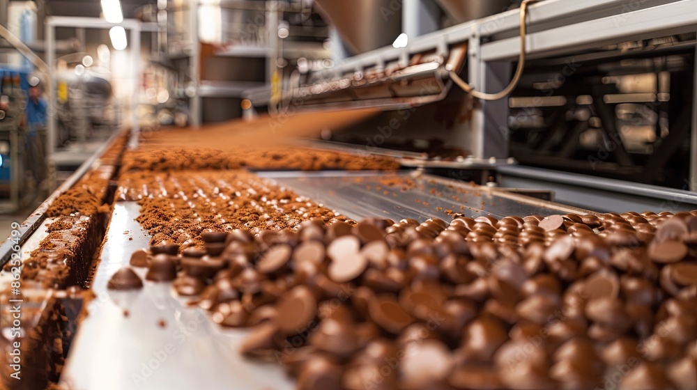 Chocolate factory for the production of chocolate sweets Chocolate factory for the production of chocolate sweets