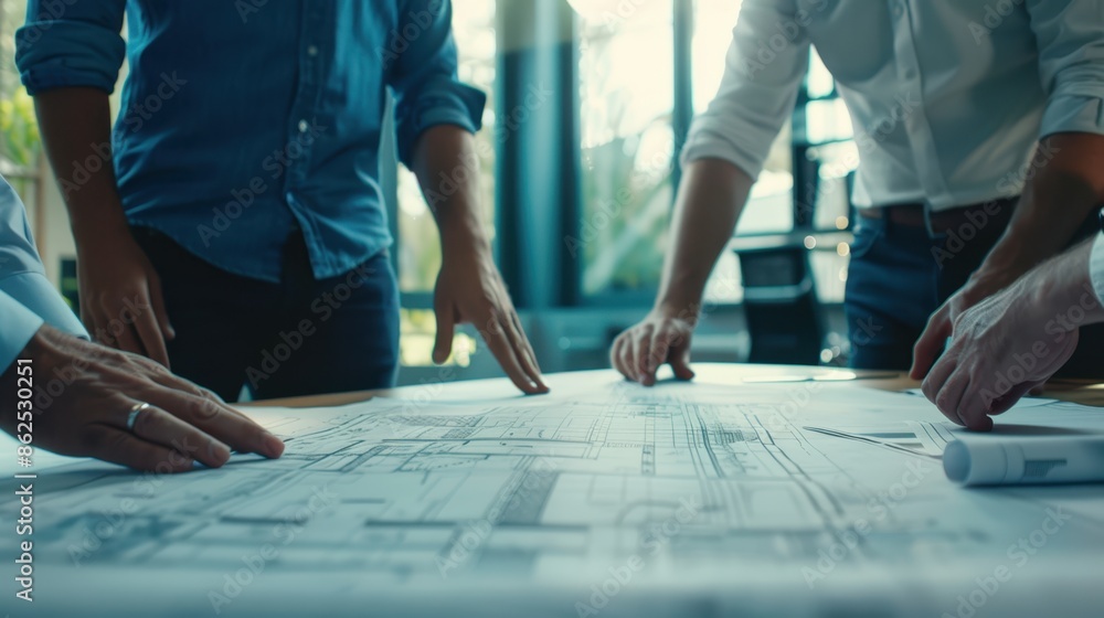 The collaborative blueprint planning. The collaborative blueprint planning.
