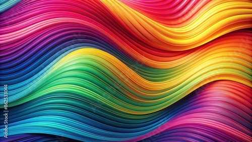Colorful wave background with dynamic curved texture, wave, abstract, background, colorful, vibrant, design, pattern, texture
