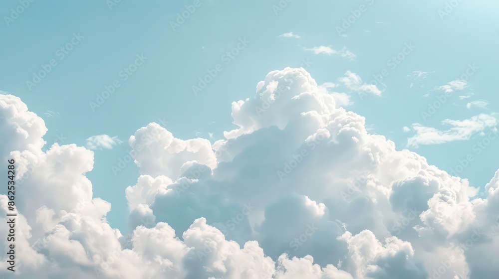 Cloud texture against a blue sky with example copy space image. Generative AI Cloud texture against a blue sky with example copy space image. Generative AI