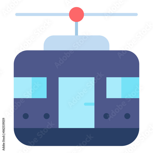 lift, cable car, transportation, adventure, holidays Icon