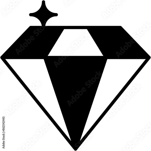 Diamond, jewellery, value, stone, jewel Icon