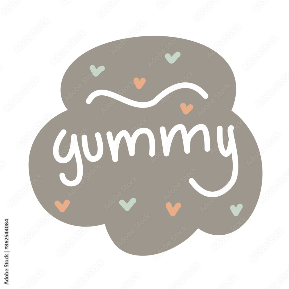 Quote illustration items messeage line colorful painting Quote illustration items messeage line colorful painting