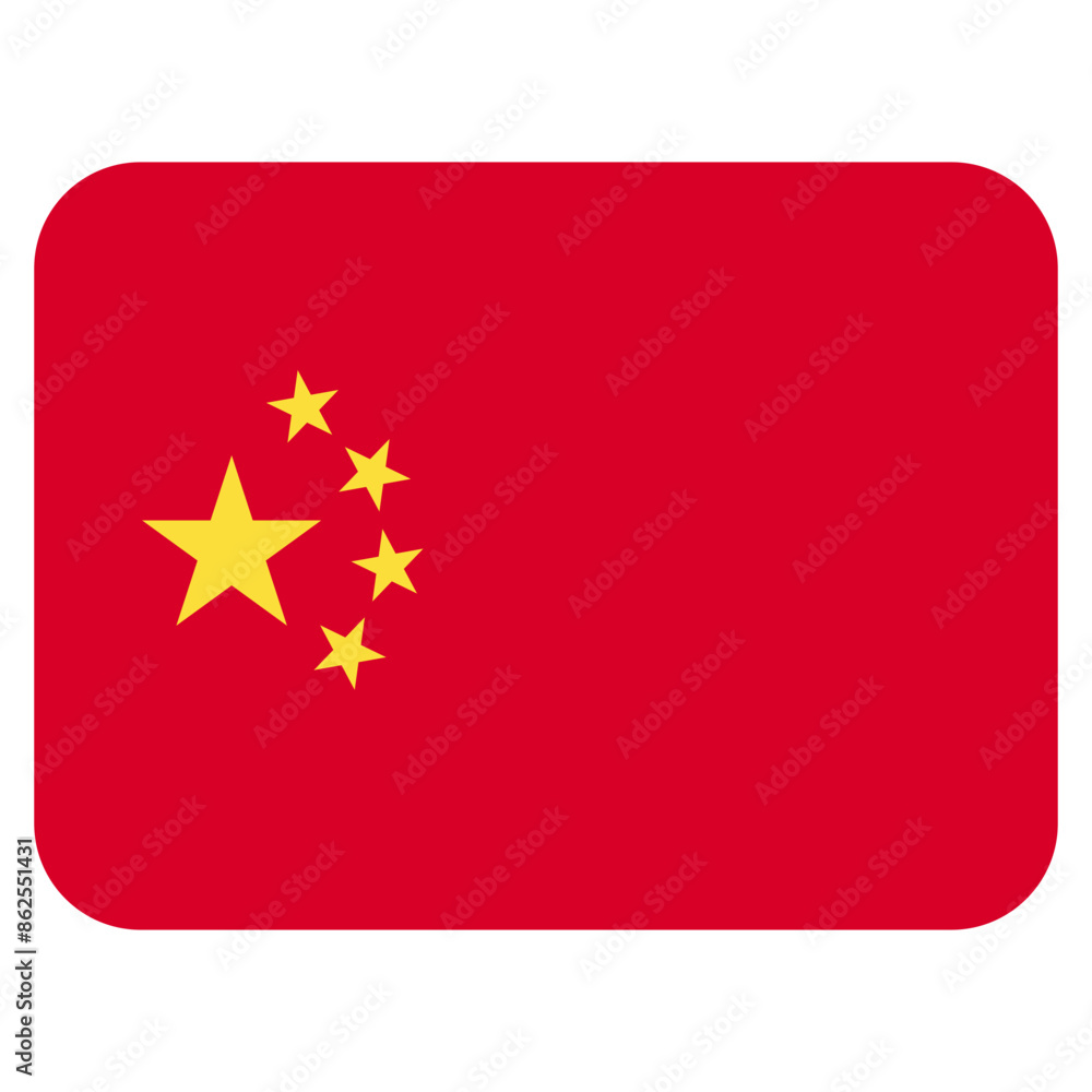 Vector Icon for china, country, national, flag, world flag Vector Icon for china, country, national, flag, world flag