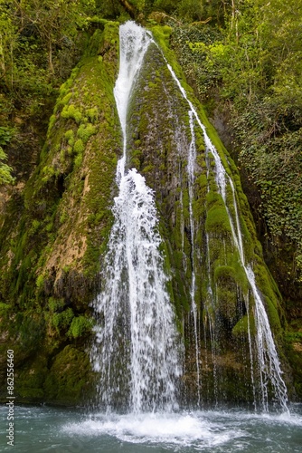 Kaghu Waterfall on Abasha River, Georgia photo