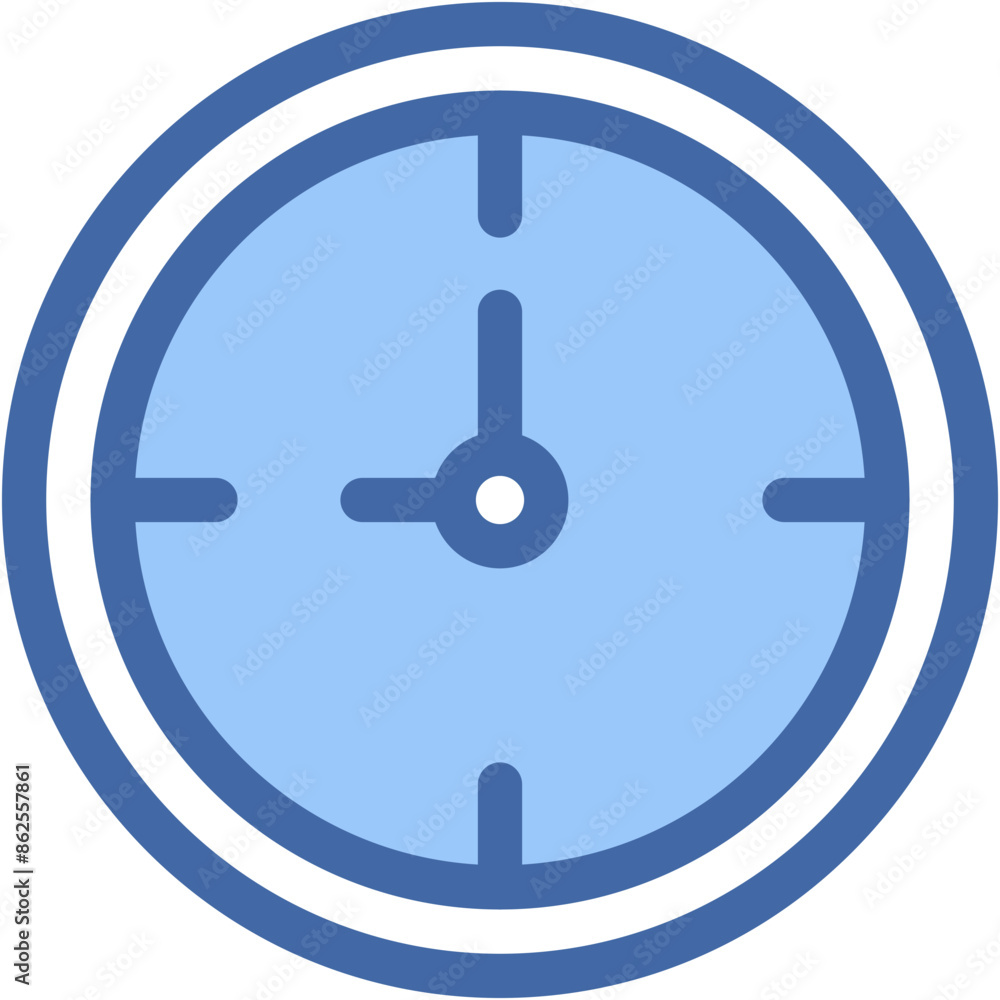 Vector Icon clock, essential, object, time tracking, timer Vector Icon clock, essential, object, time tracking, timer