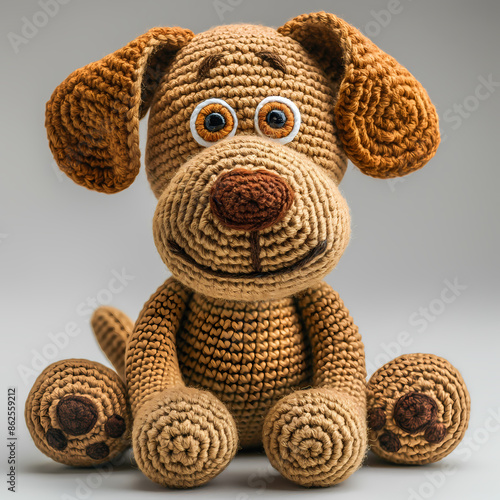 Elegant Handcrafted Crochet Dog