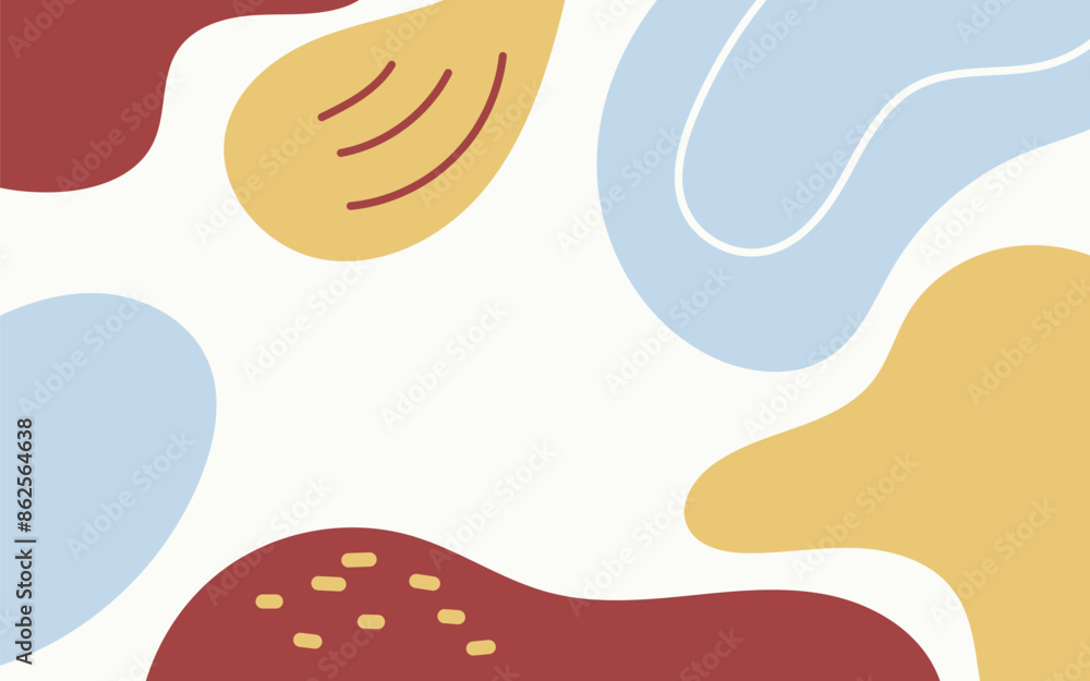 Abstract Wavy Background with Minimalist Style Abstract Wavy Background with Minimalist Style