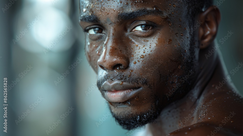 A motivating series of portraits featuring gym members of all ages and fitness levels, each one showcasing their A motivating series of portraits featuring gym members of all ages and fitness levels, each one showcasing their