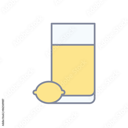 Lemonade vector icon