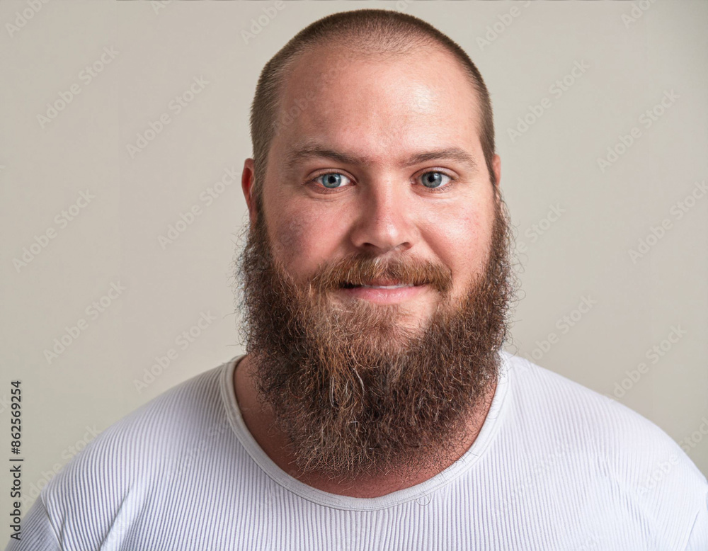 Fototapeta premium Studio Portrait of Young Handsome Man