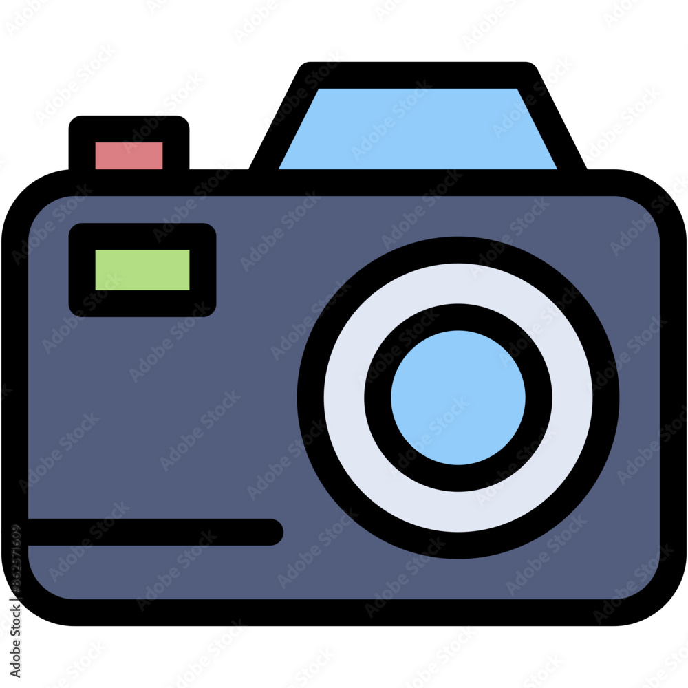 Vector Icon Camera, digital, photo, photograph Vector Icon Camera, digital, photo, photograph