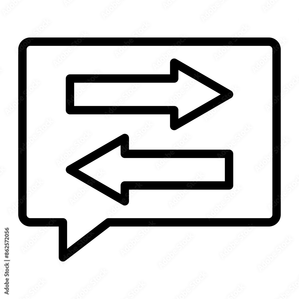 Directional Arrows Vector Line icon design Directional Arrows Vector Line icon design