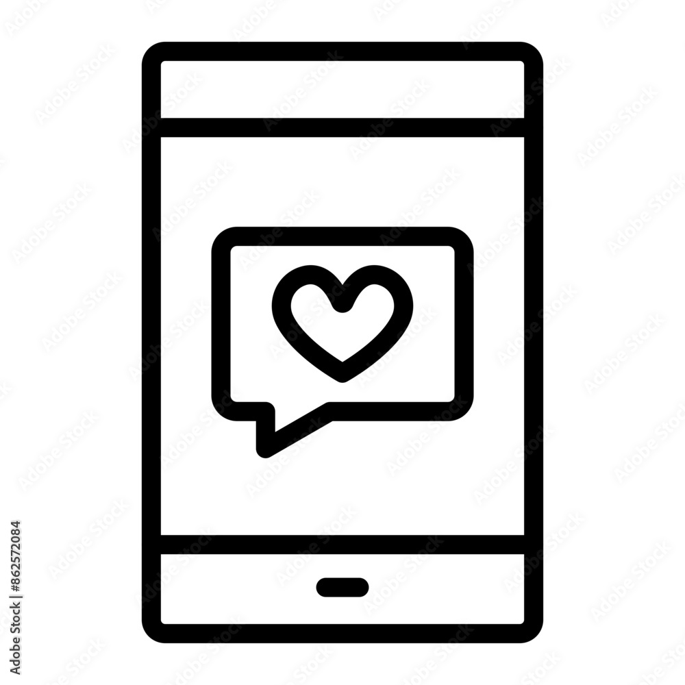Favourite Vector Line icon design Favourite Vector Line icon design