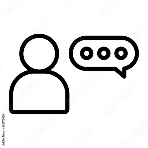 User Vector Line icon design