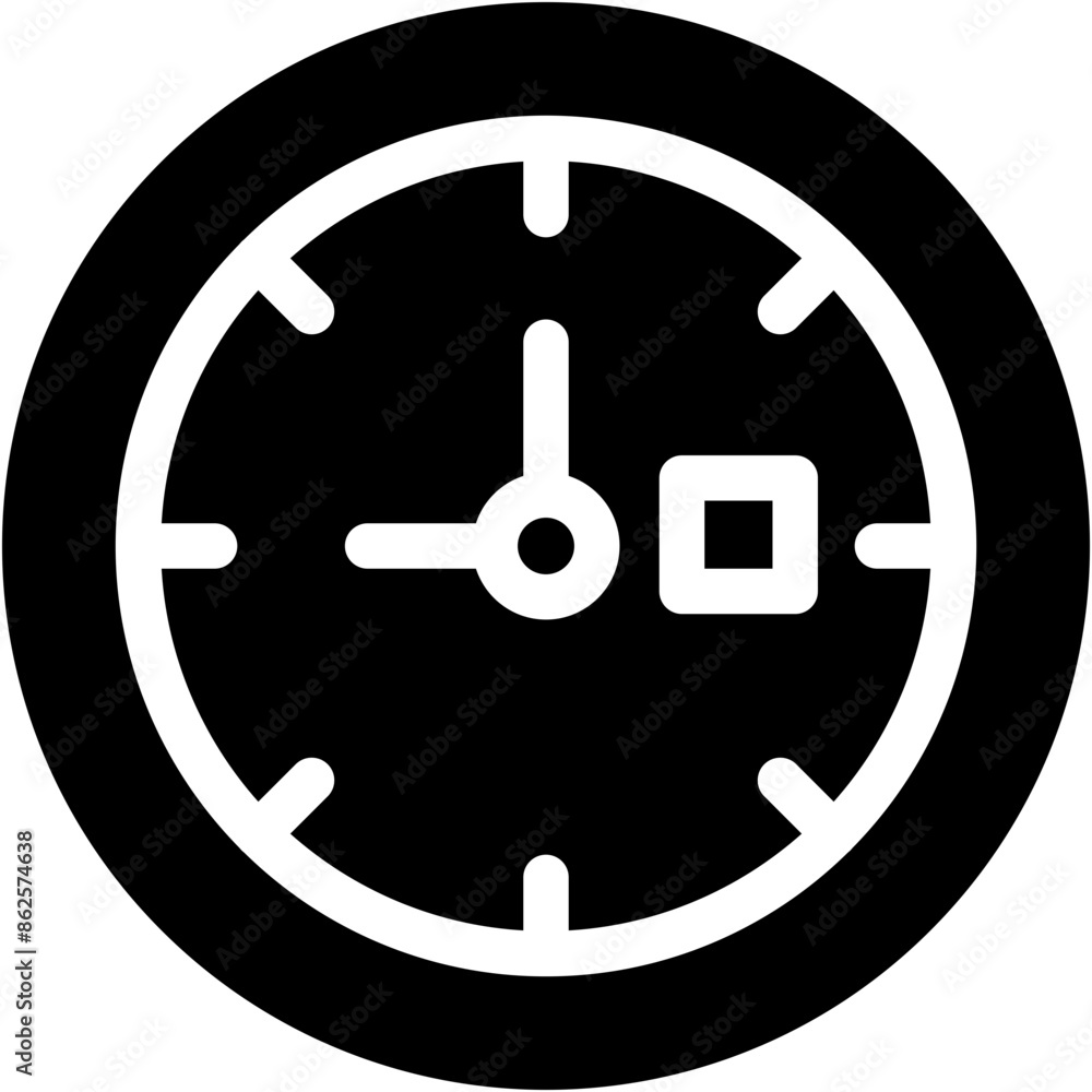 Vector Icon Clock, time, watch, duration, hour Vector Icon Clock, time, watch, duration, hour