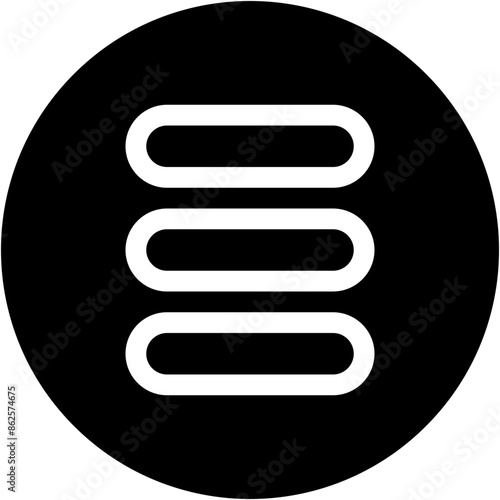 Vector Icon menu, Detail, interface, list, more