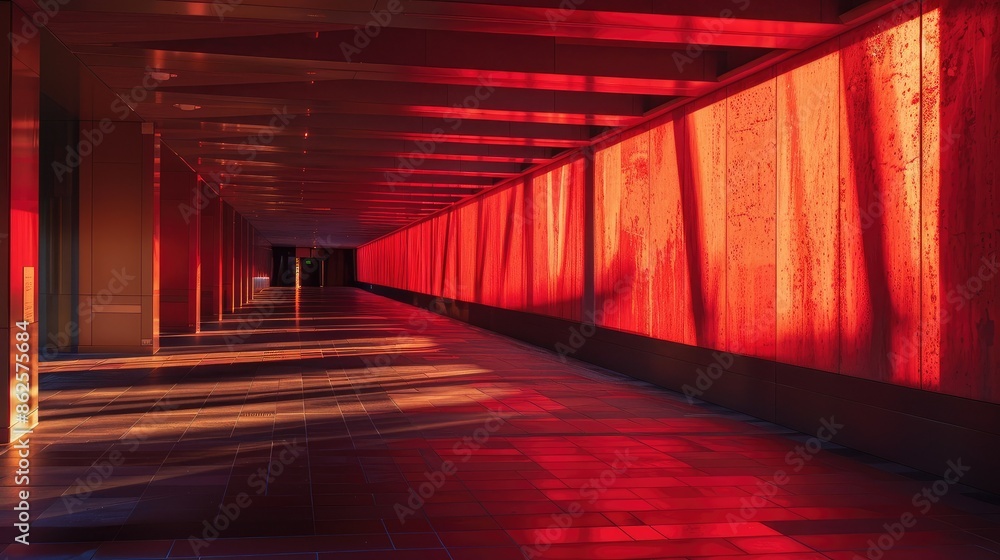 Dynamic light patterns creating a sense of space Dynamic light patterns creating a sense of space