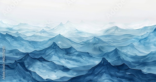 Background with blue azure turquoise sea waves pattern gradient for textures, backgrounds, and banner designs. Abstract background with blue azure turquoise sea waves pattern. © Bundi